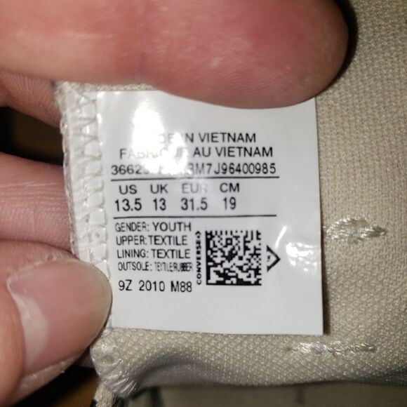 Converse All Star Leppard Print Sneakers Kids Size 13.5 - Picture 7 of 7